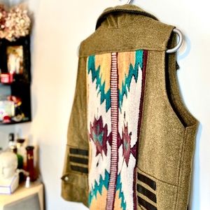 🦊 FOX & VIXEN Reworked Military Boiled Wool Vest